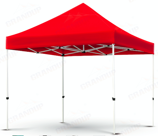 3x3m Heavy Duty Steel Pop Up Canopy Gazebo Folding Tent For Events